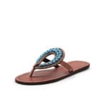 Infradito in pelle basse da donna - Le Anello