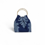 fiori e righe blu e rosso